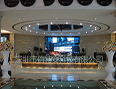信特安三星液晶拼接屏5X6成功入驻于淮安某大型酒店